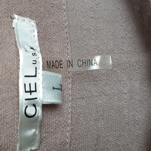 Ciel tunic top L embroidered excellent con boho ruffled elastic sleeve ⁰ - Picture 11 of 12